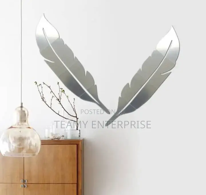 Leaf Design Flexible Deco Mirror - Home Decoration Mirror