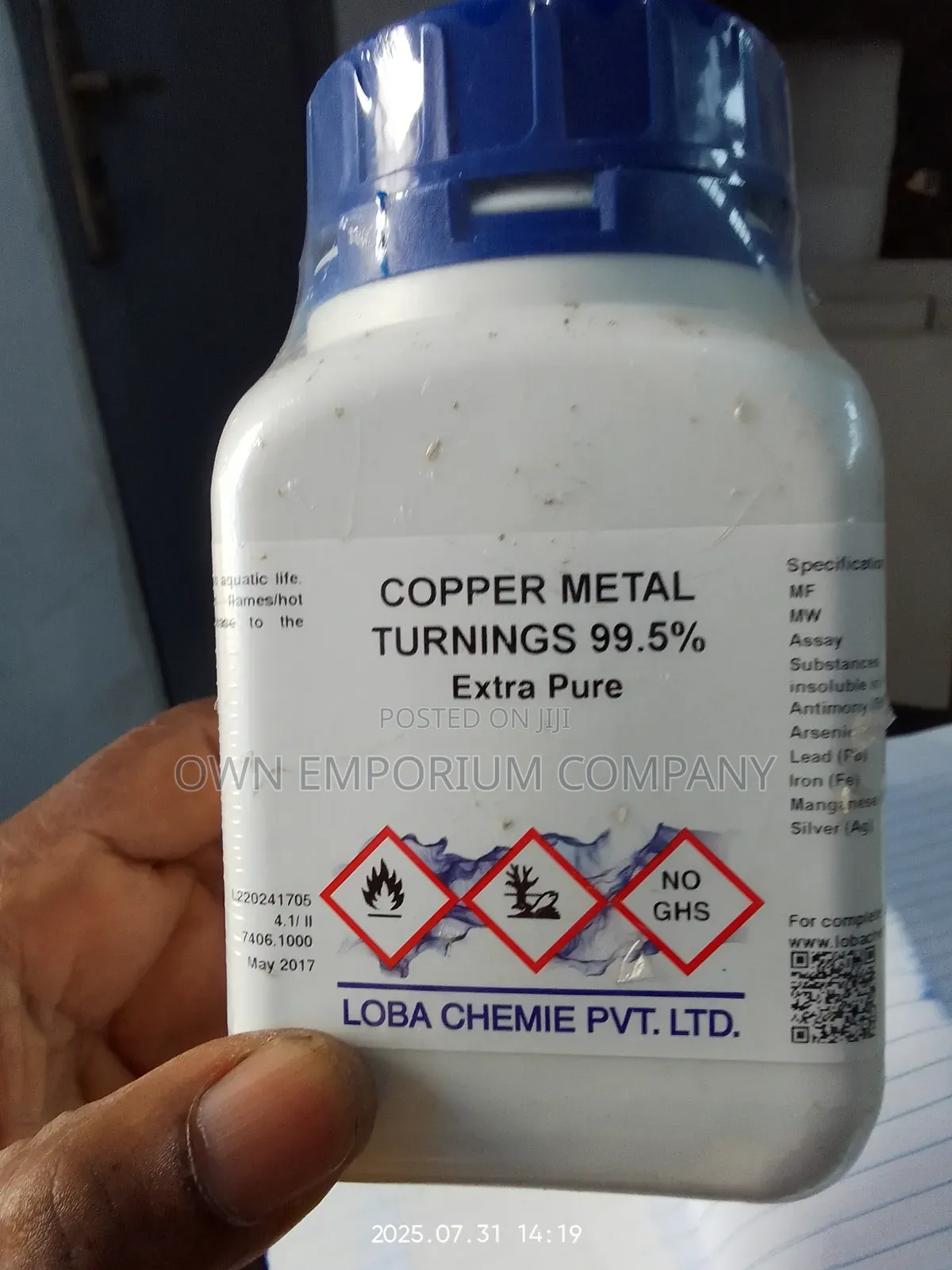 Copper Metal Turning