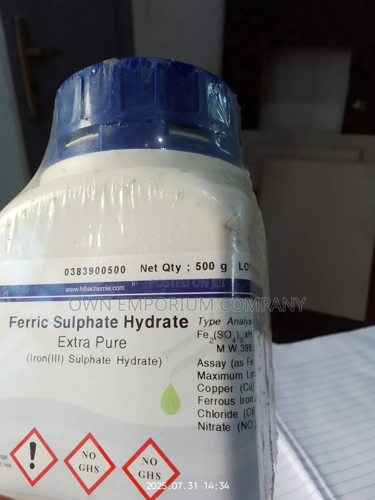 Ferric Sulphate Hydrate