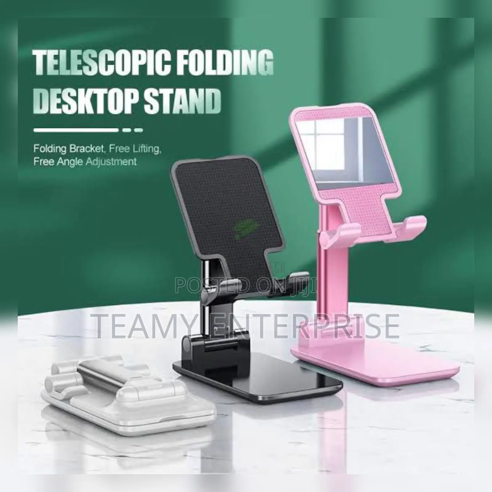 Telescopic Foldable Desktop Phone Stand and Holder