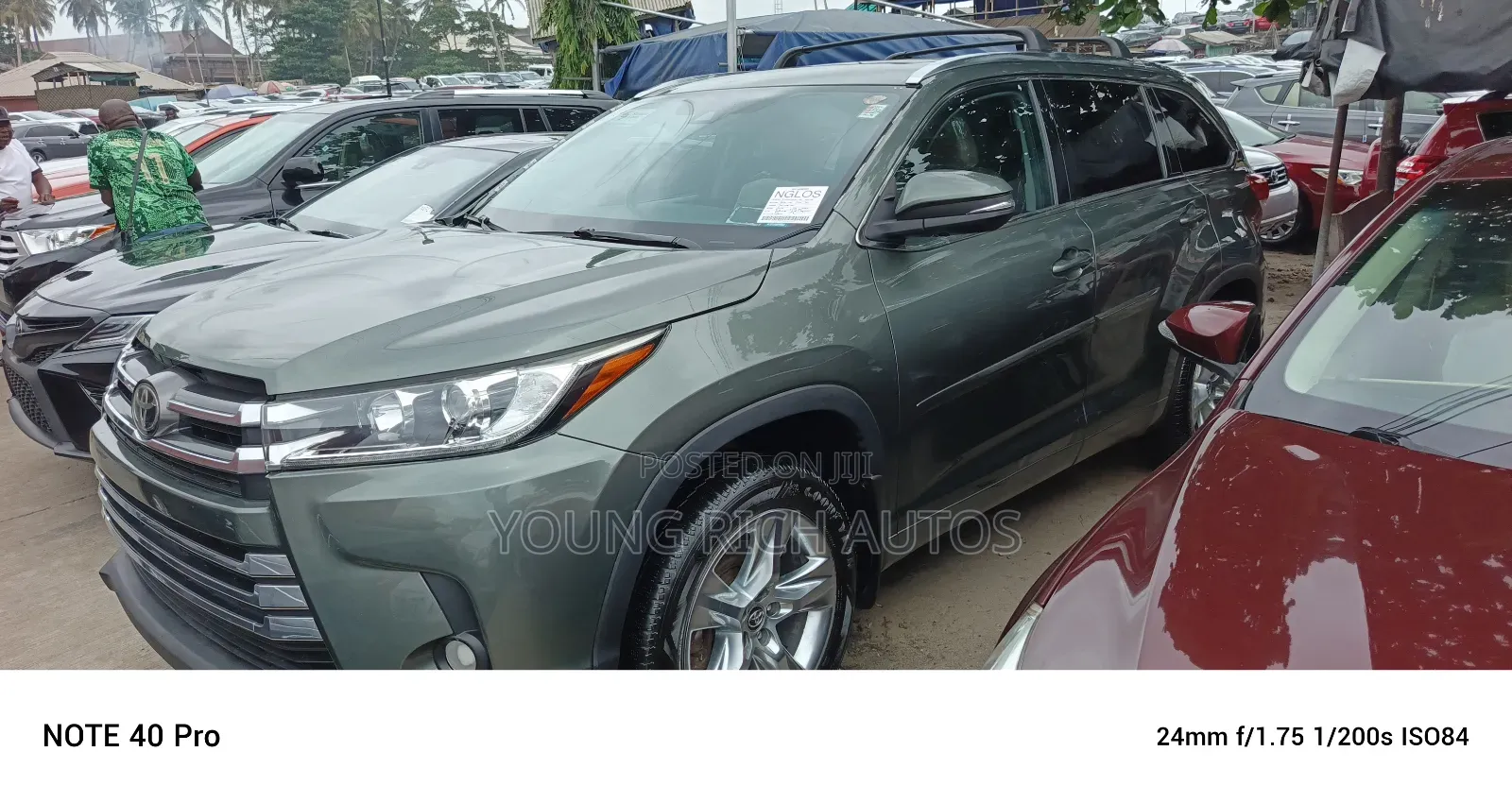 Toyota Highlander Limited Platinum 4x2 V6 (3.5L 6cyl 8A) 2018 Green