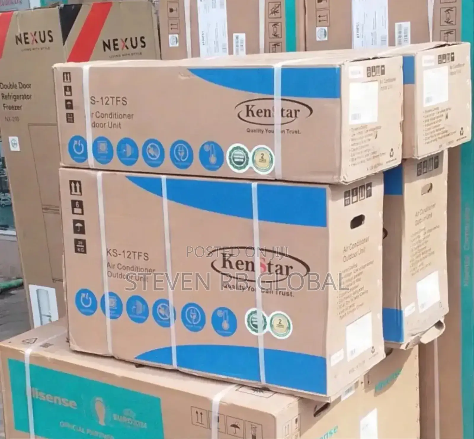 Kenstar 1.5hp Basic Split Air Conditioner R410 Gas Ks-12tfs