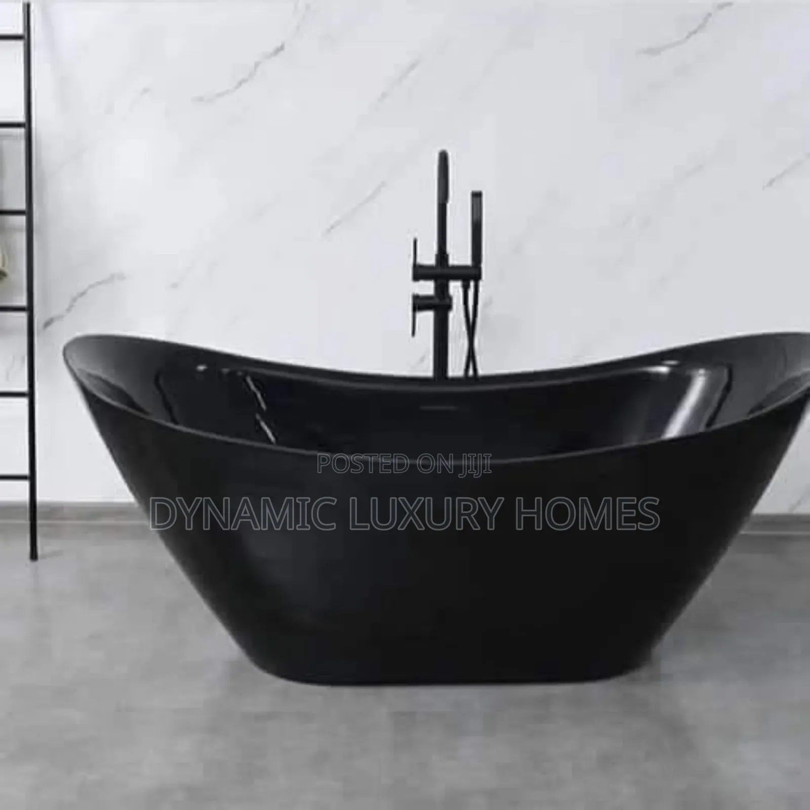 High Quality Black Bathtub