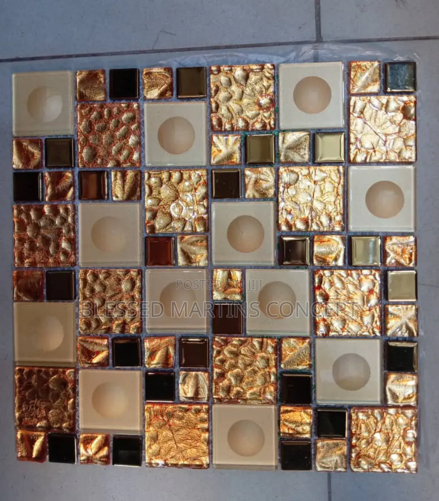 Deco Glass Mosaic Good for Pillars, Tv Console, Interior/Outside Walls