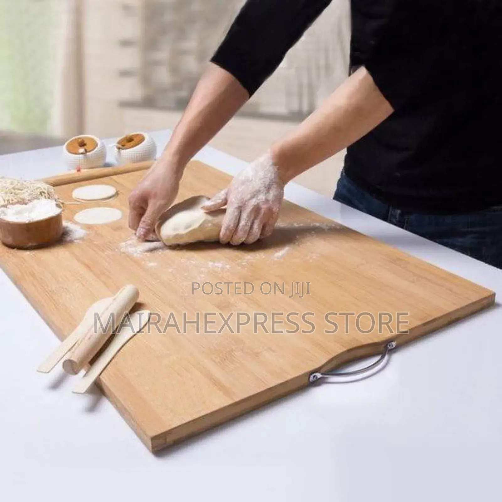 Big Sized Bamboo Wooden Chopping/Cutting Board With Handle