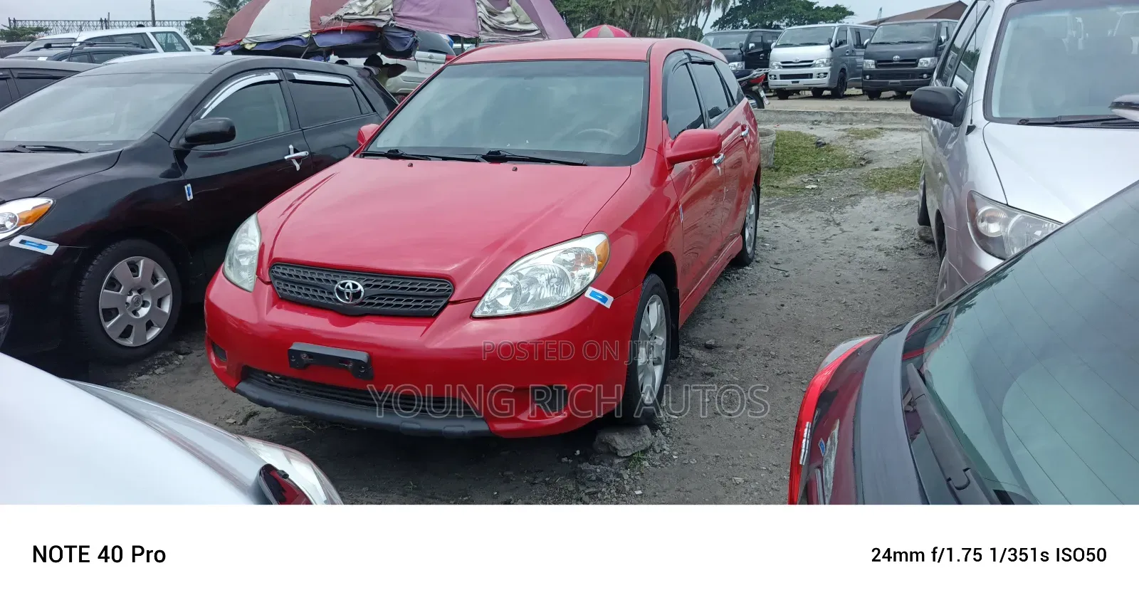 Toyota Matrix 2006 Red