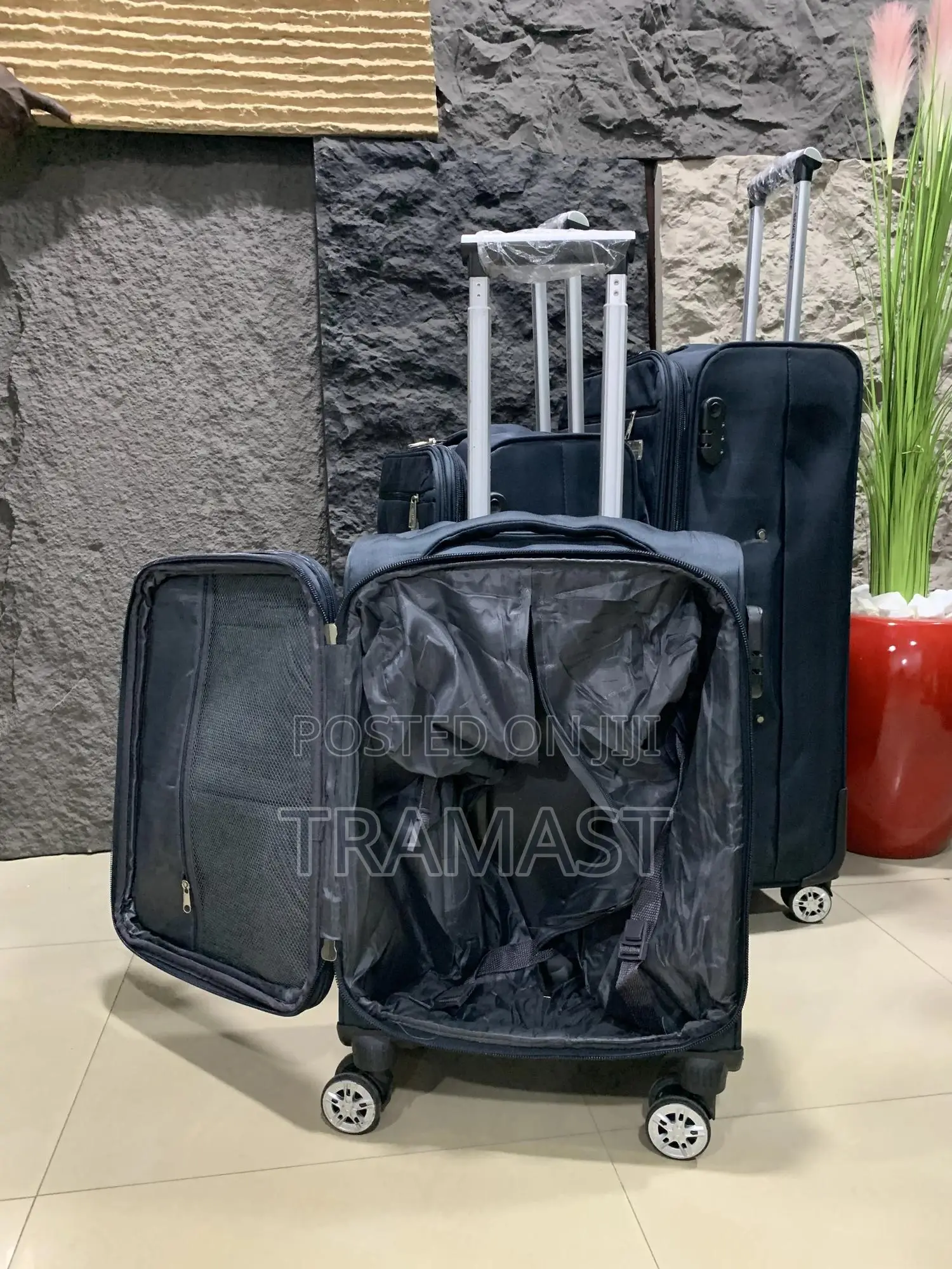 Seven Space 3-piece Travel Luggage Set (Army Green)