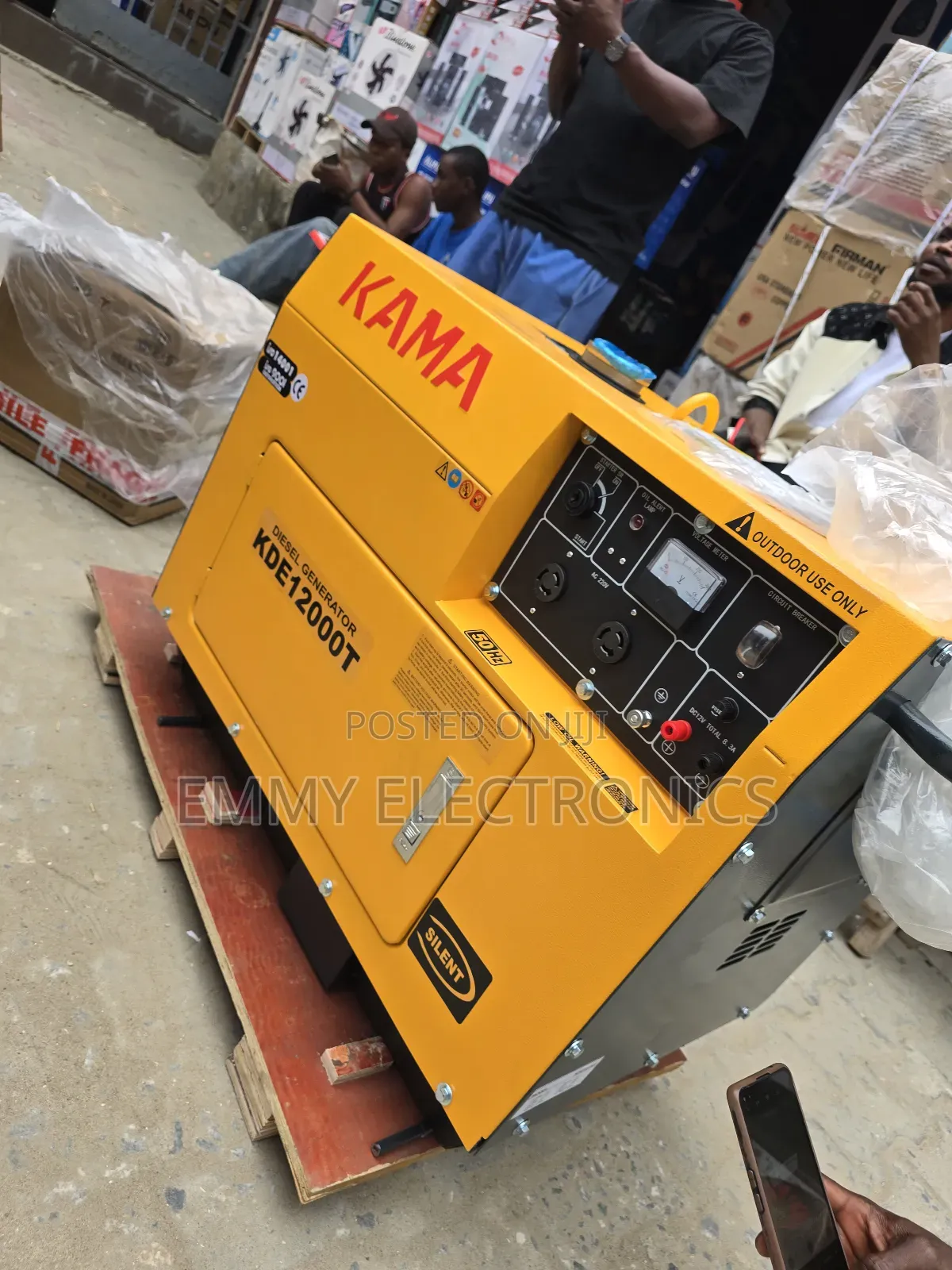 Kama 10kva Diesel Soundproof Gen 100% Copper Coil