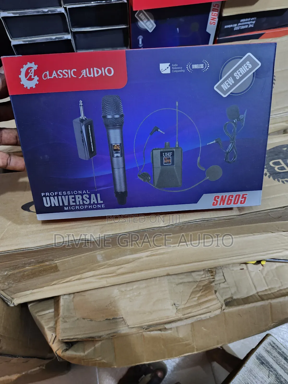 Classical Mic Overhead Handle and Pin