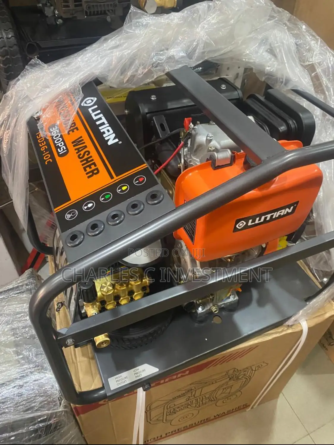 Diesel High-Pressure Washer,10 Hp