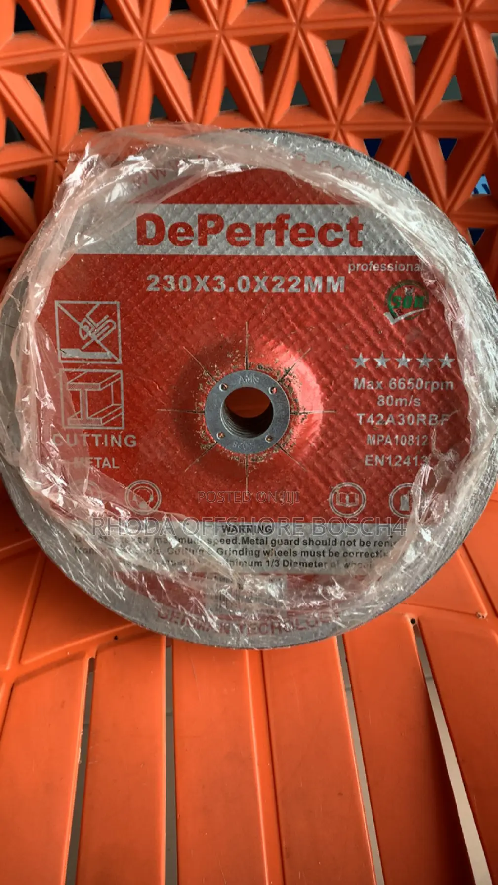 9’’Kronenflex and Deperfect Cutting Disc