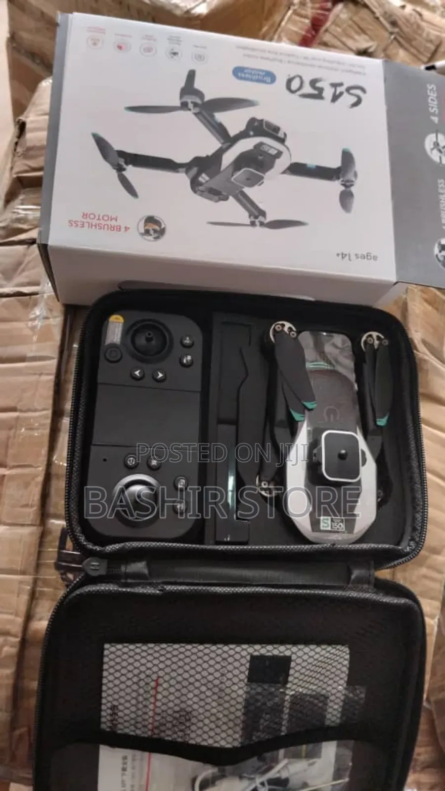 S150 Brushless Drone Hd 2 Batteries