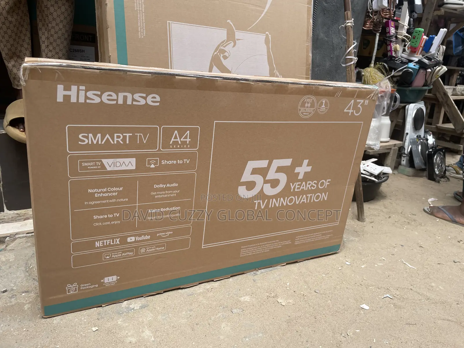 Hisense 43 Inches Smart Frameless Tv