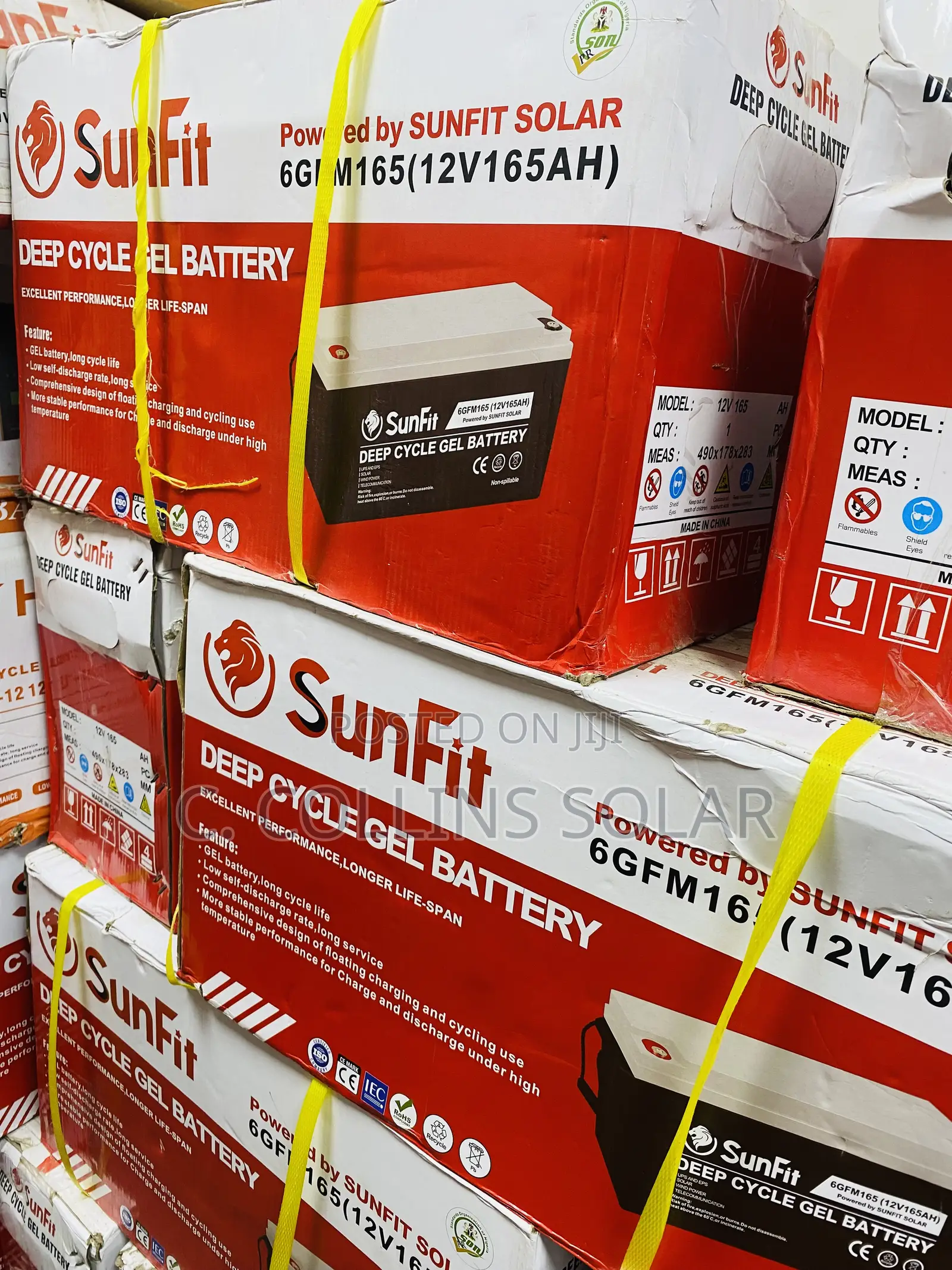 165ah Sunfit Solar Battery