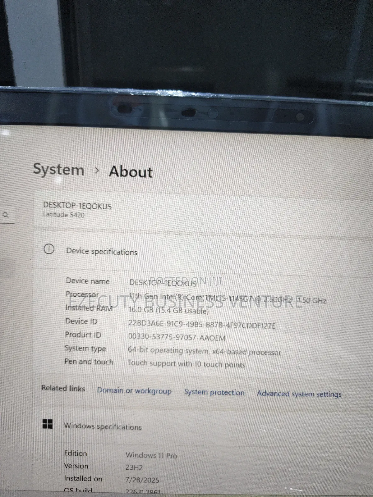 Laptop Dell Latitude 5420 16GB Intel Core i5 SSD 256GB
