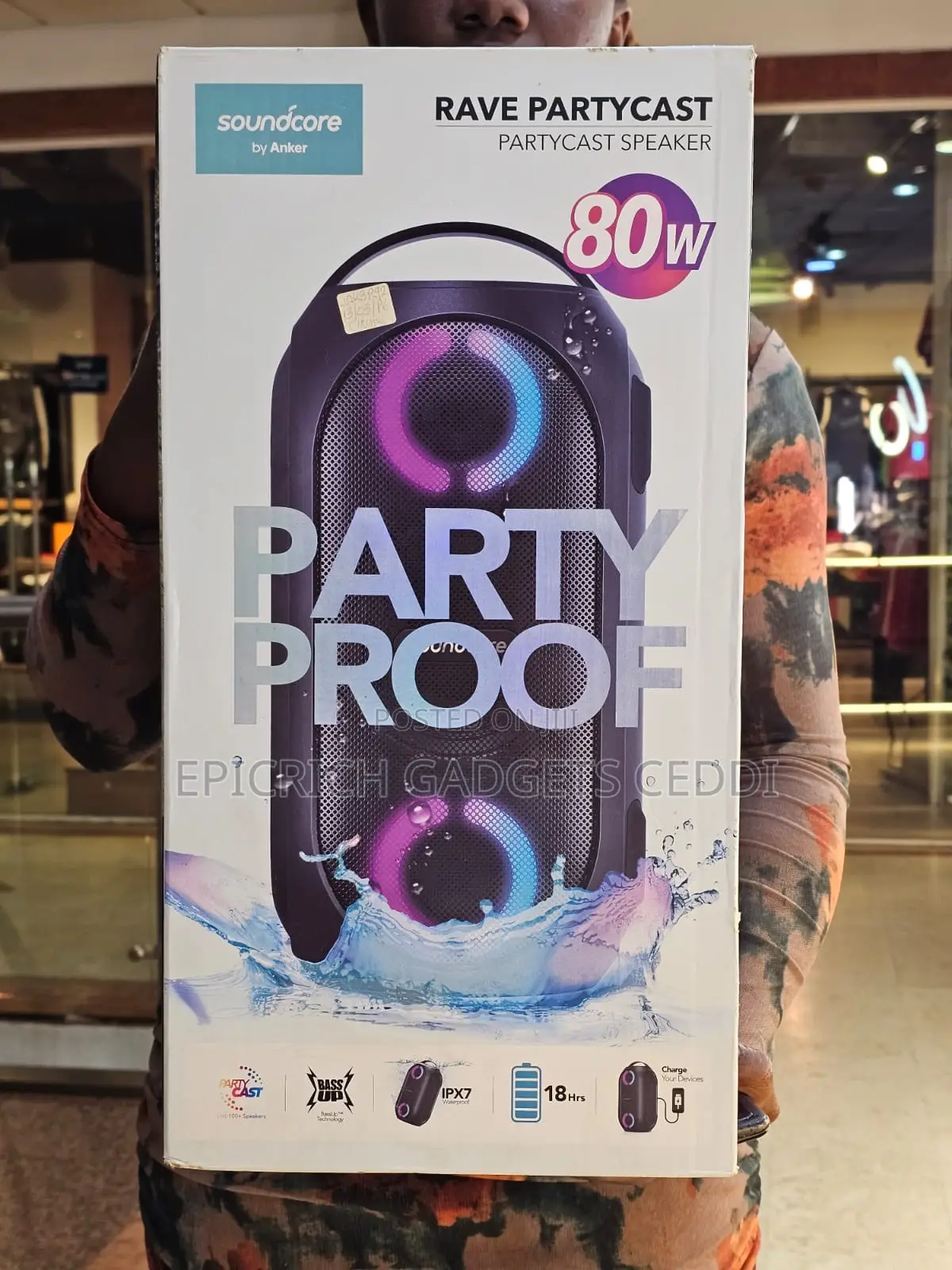 Rave Partycast Speaker By Anker Soundcore 80w