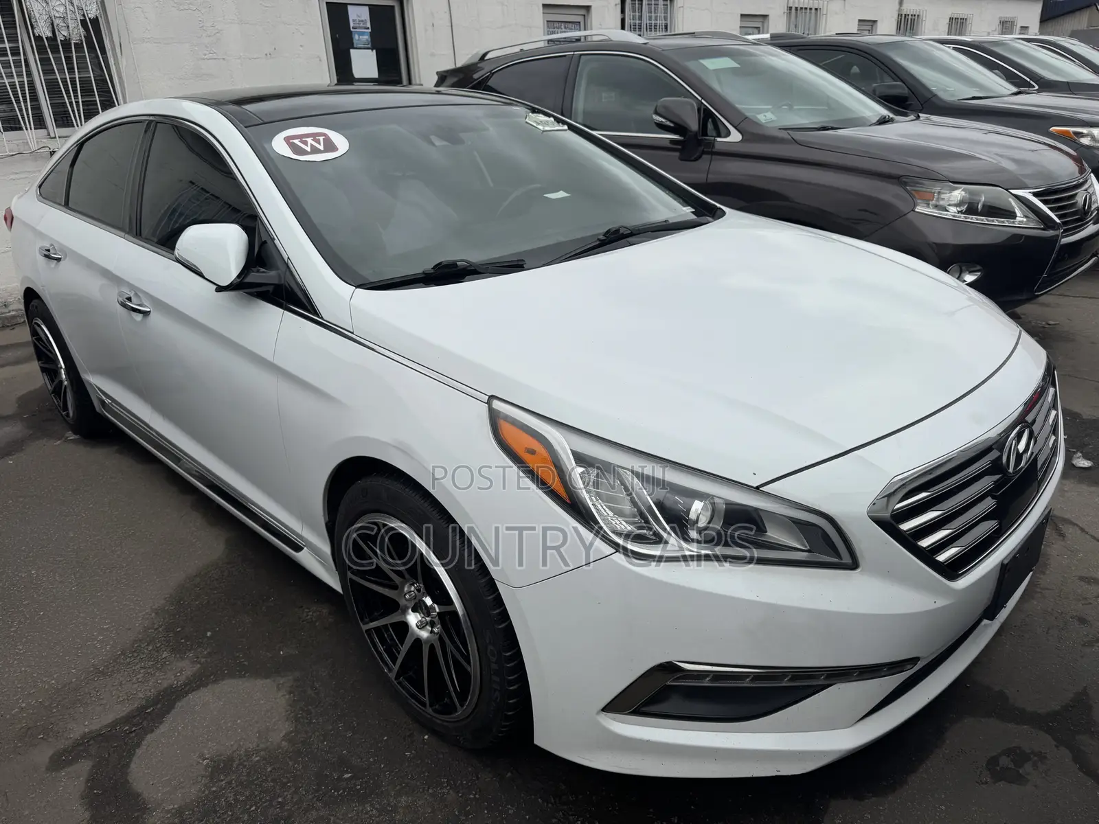 Hyundai Sonata Limited 2.0T 4dr Sedan (2.0L 4cyl Turbo 6A) 2015 White
