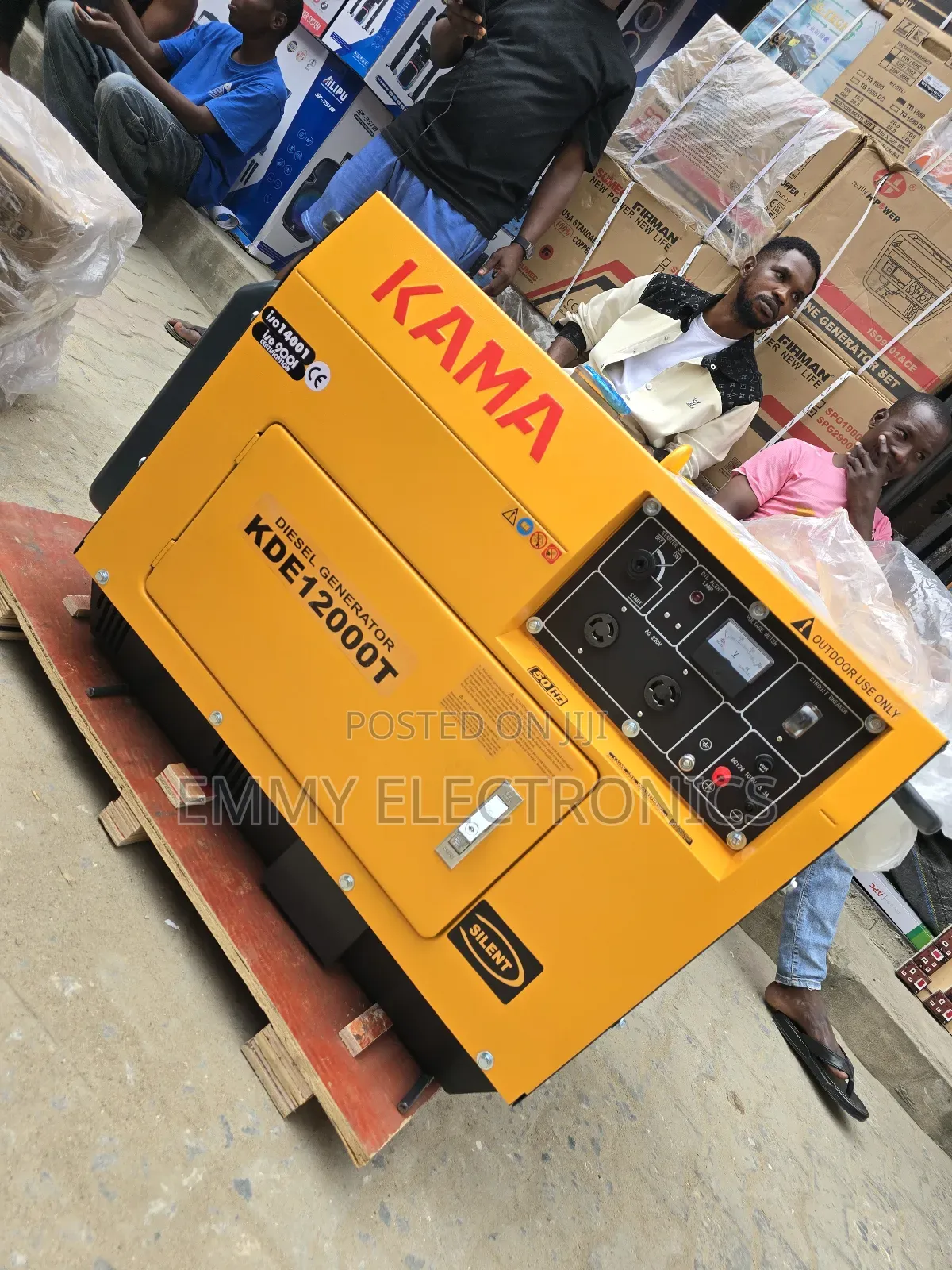 Original Kama Diesel Soundproof Generator 10kva 100% Copper