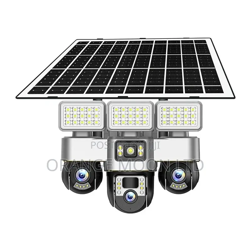 15mp Three Lens Camera 4g Sim Card With Street Lamp