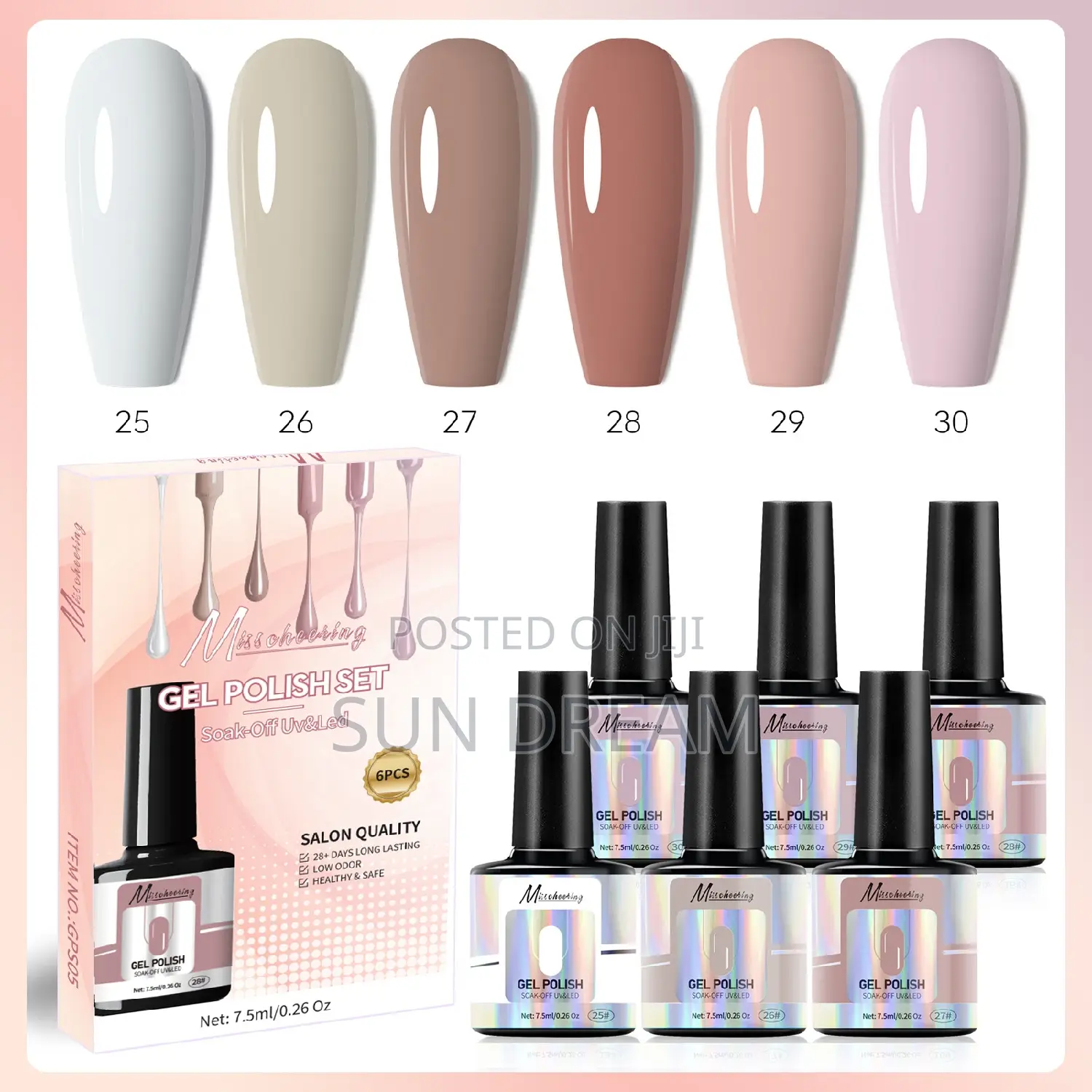 Nail Gel Nail Salon Uv Gel Polish Set 6 in One
