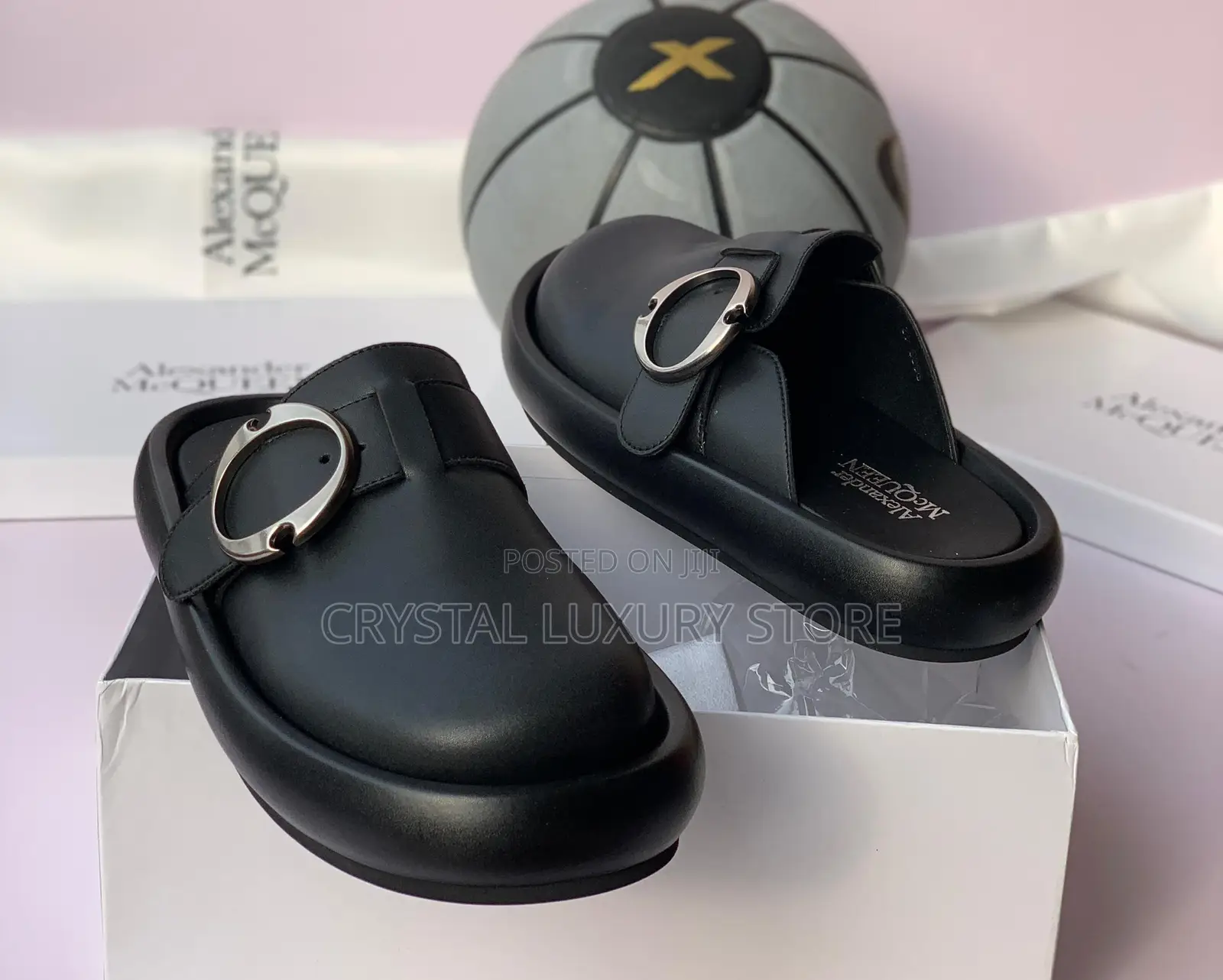 Alexander McQueen Quality Luxury Men Half Shoe