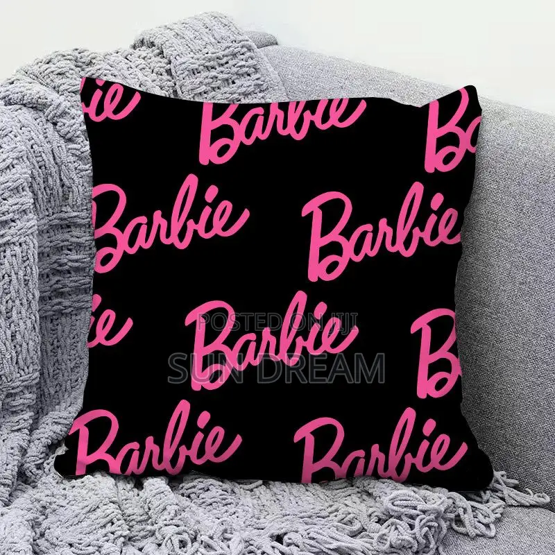 Barbie Cushion Pink Throw Pillow Cover Pink Pillow Cover