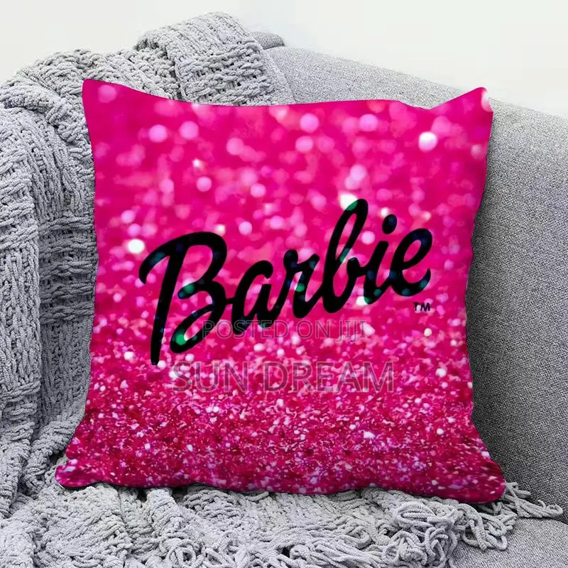 Barbie Cushion Pink Throw Pillow Cover Pink Pillow Cover