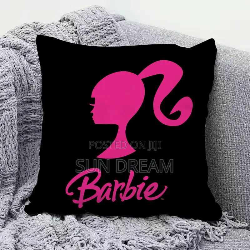 Barbie Cushion Pink Throw Pillow Cover Pink Pillow Cover