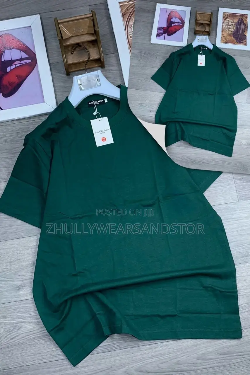 Hogh Quality Plain Tees Roundneck Tops