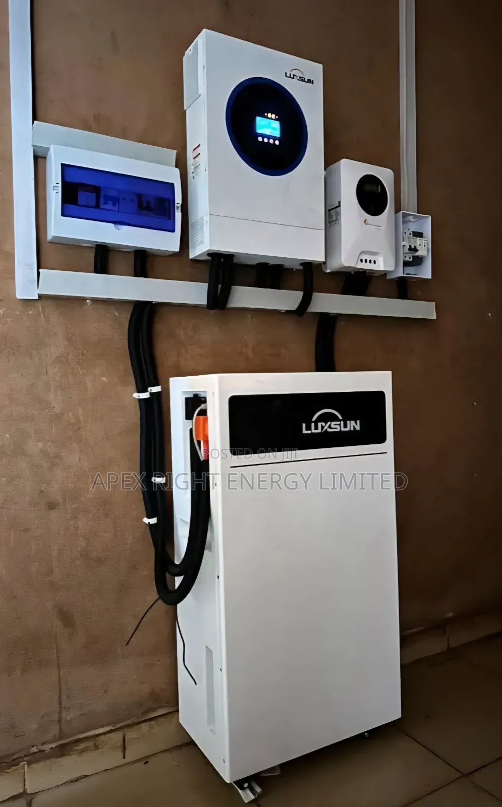 8.2kva Luxsun Setup+15.56kwh Luxsun Lithium+12pcs-650w Panel