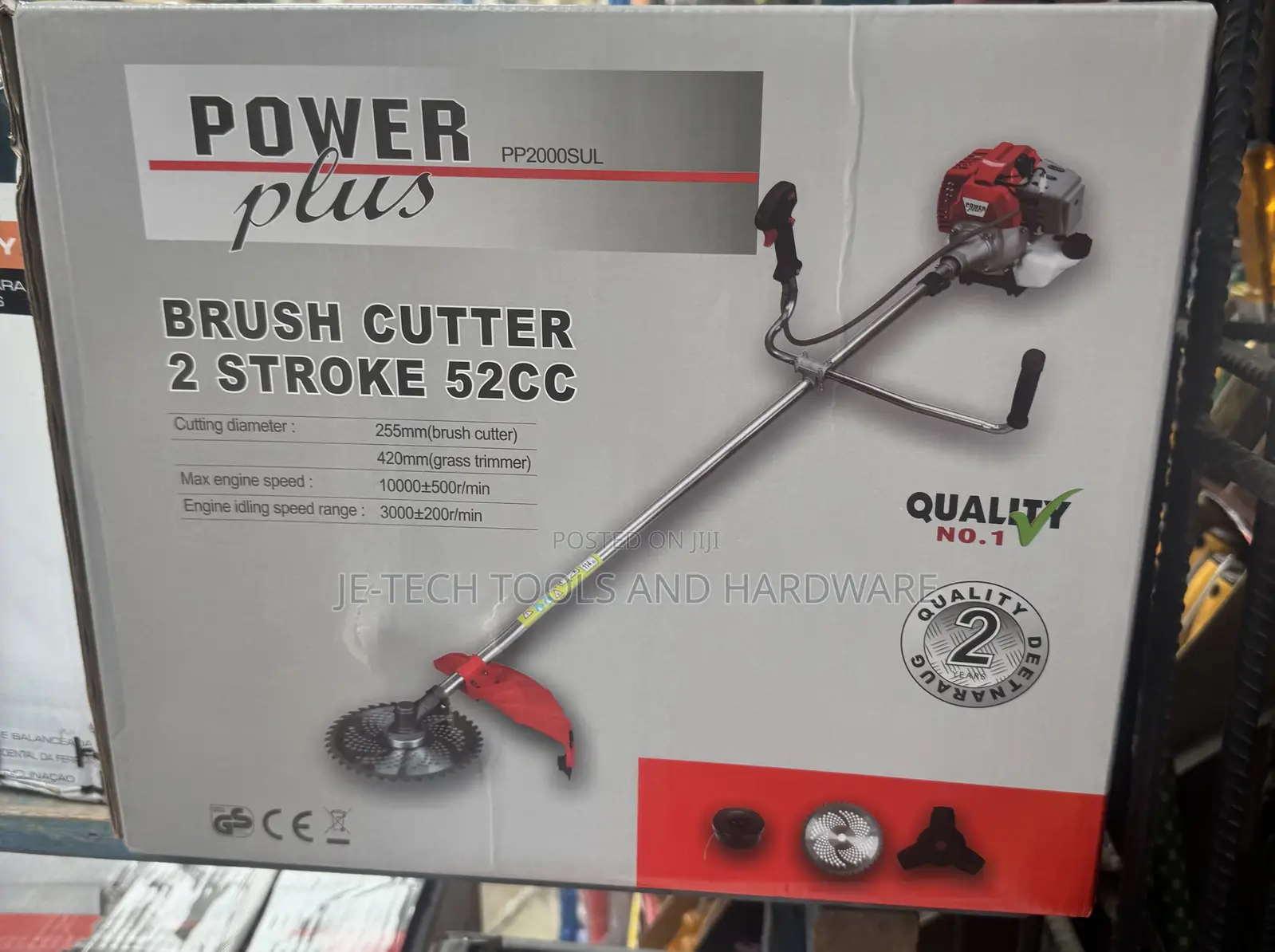 Powerplus 2-stroke 52cc Brush Cutter.