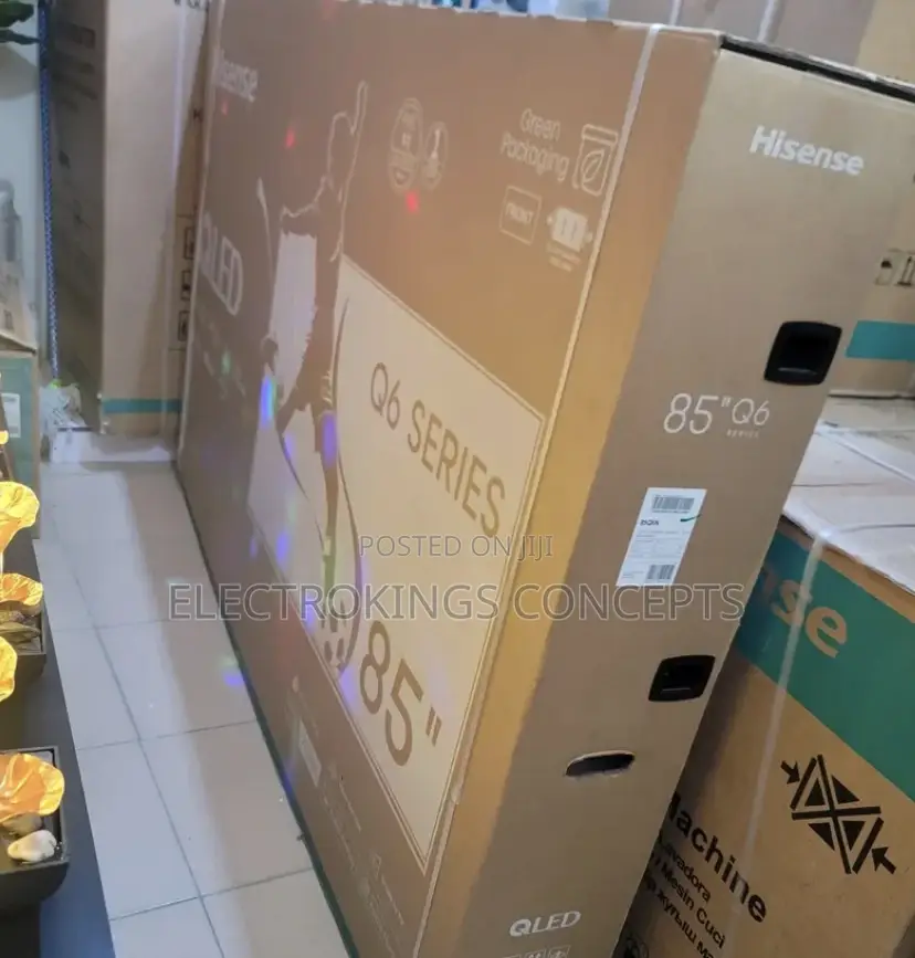 Brand New Hisense 85 Inch Qled Tv With Wi-Fi Connectivity