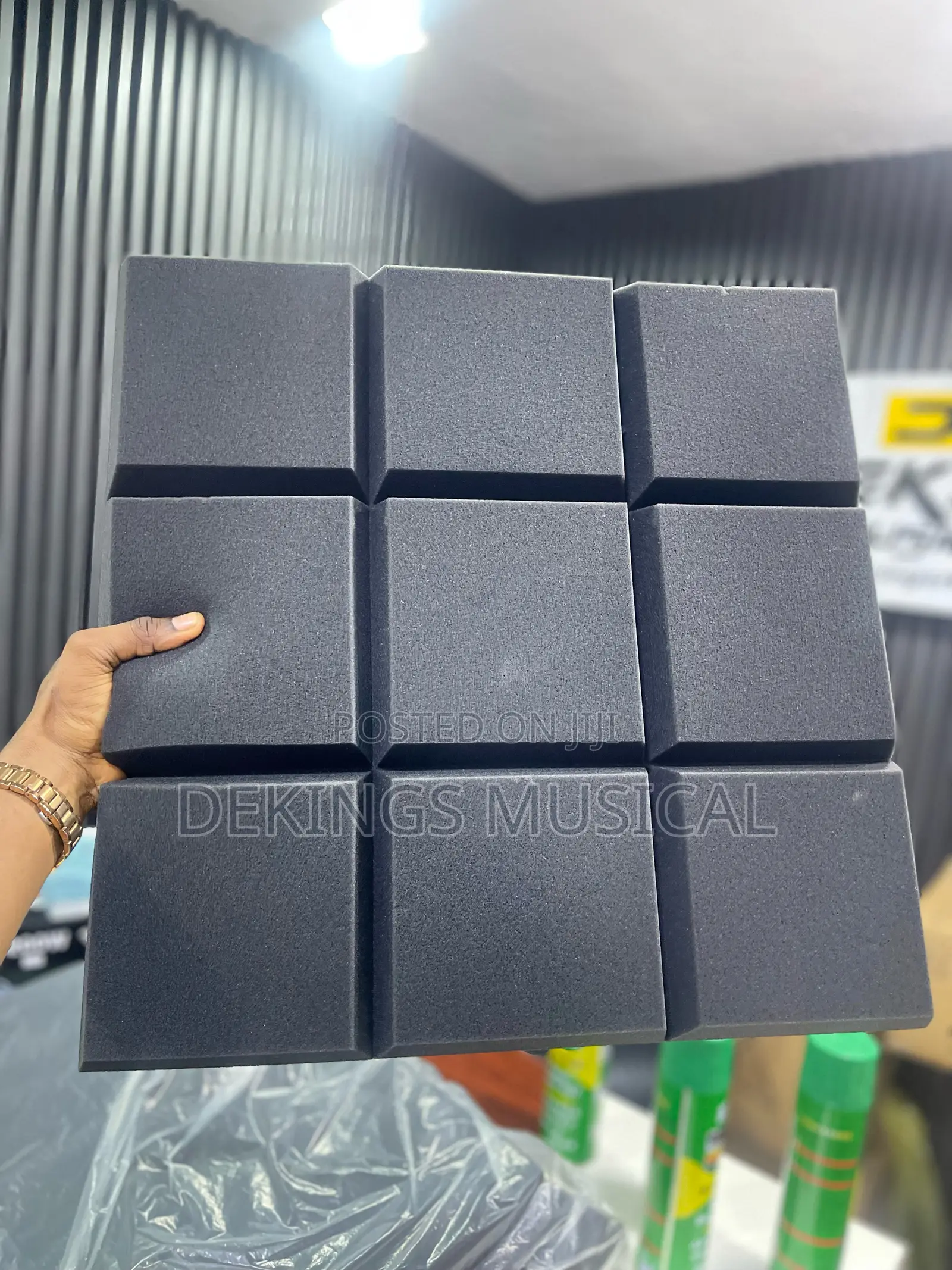 Acoustic Sound Proof Wall Foam 50x50cm 10cm Thickness Panel