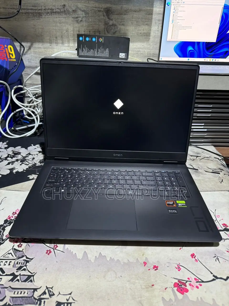 New Laptop HP Omen 17 16GB AMD Ryzen 9 SSD 512GB