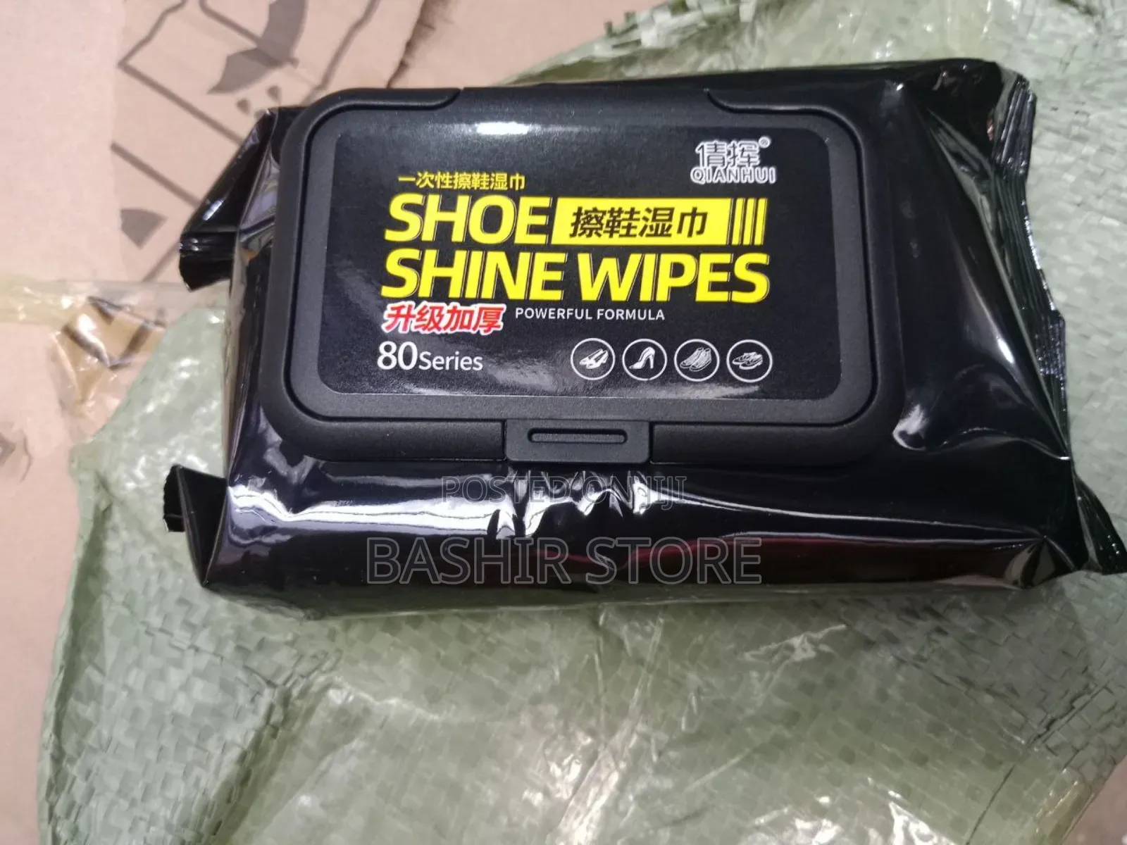 80pcs Shoe Shine Wipes