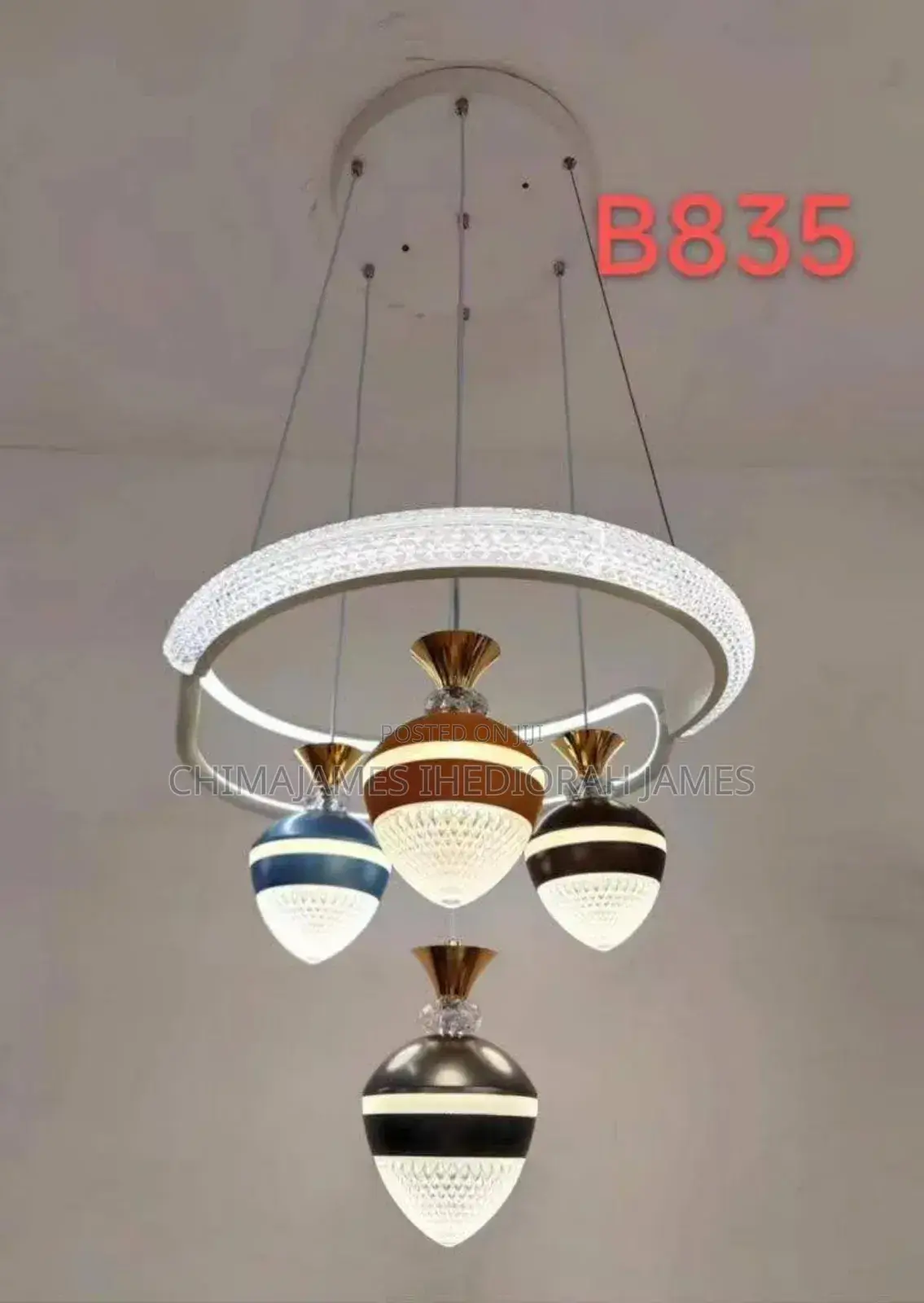 Led Lamp Dining Room Living Ring Dimmable Bedroom Kitchen