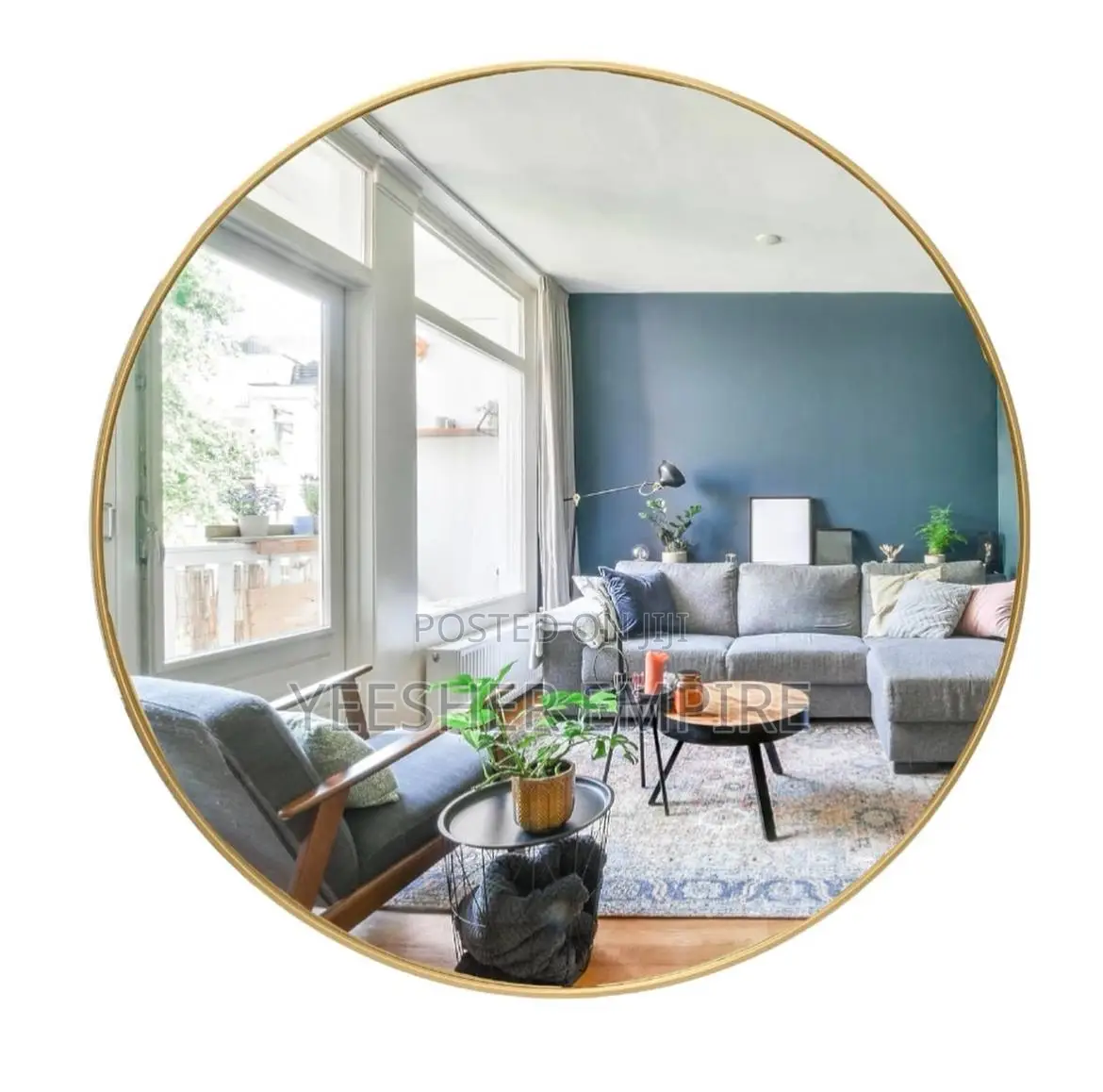 Round Minimalist Mirror