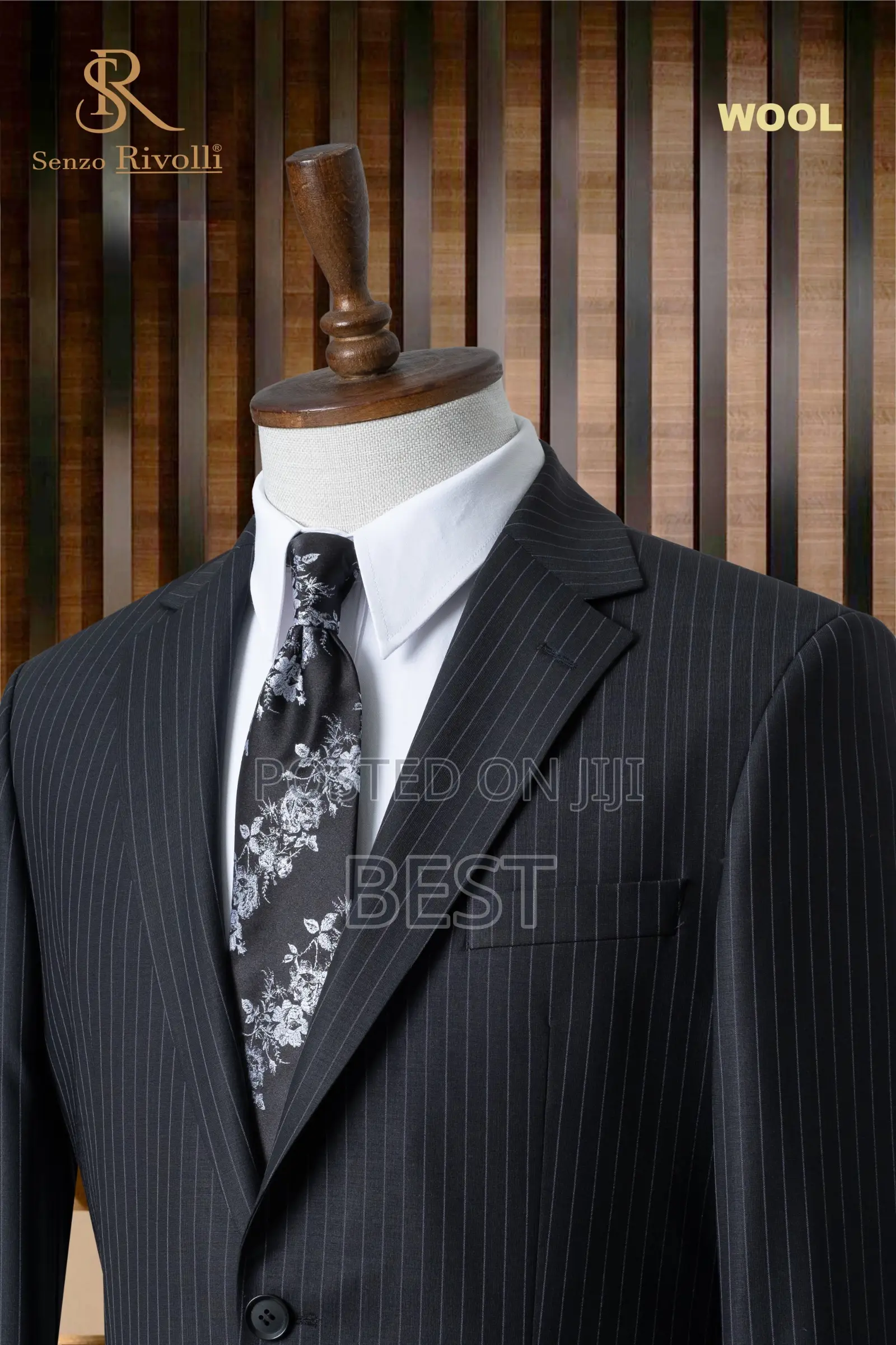Italian Men's Luxury Stripes Suits Avl. As Seen