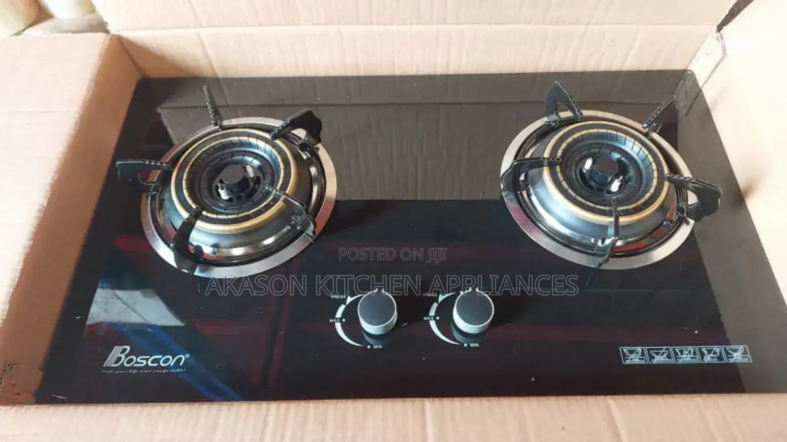 Boscon Double Face Gas Cooker 
Inbuilt Gas Cooker