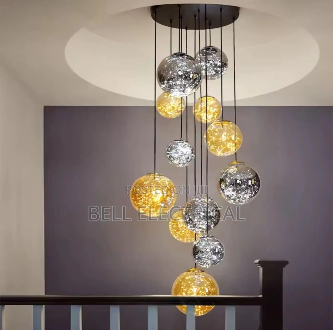 Modern Nordic Stair Chandelier Light
