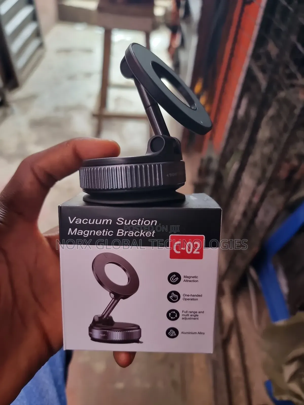 Upgraded Magnetic Vaccum Suction Phone Holder