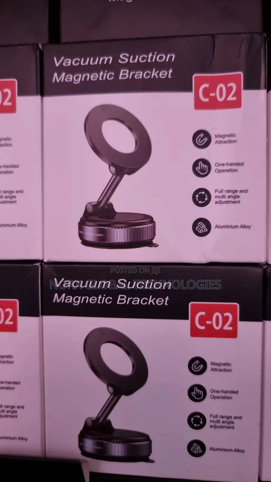 Upgraded Magnetic Vaccum Suction Phone Holder