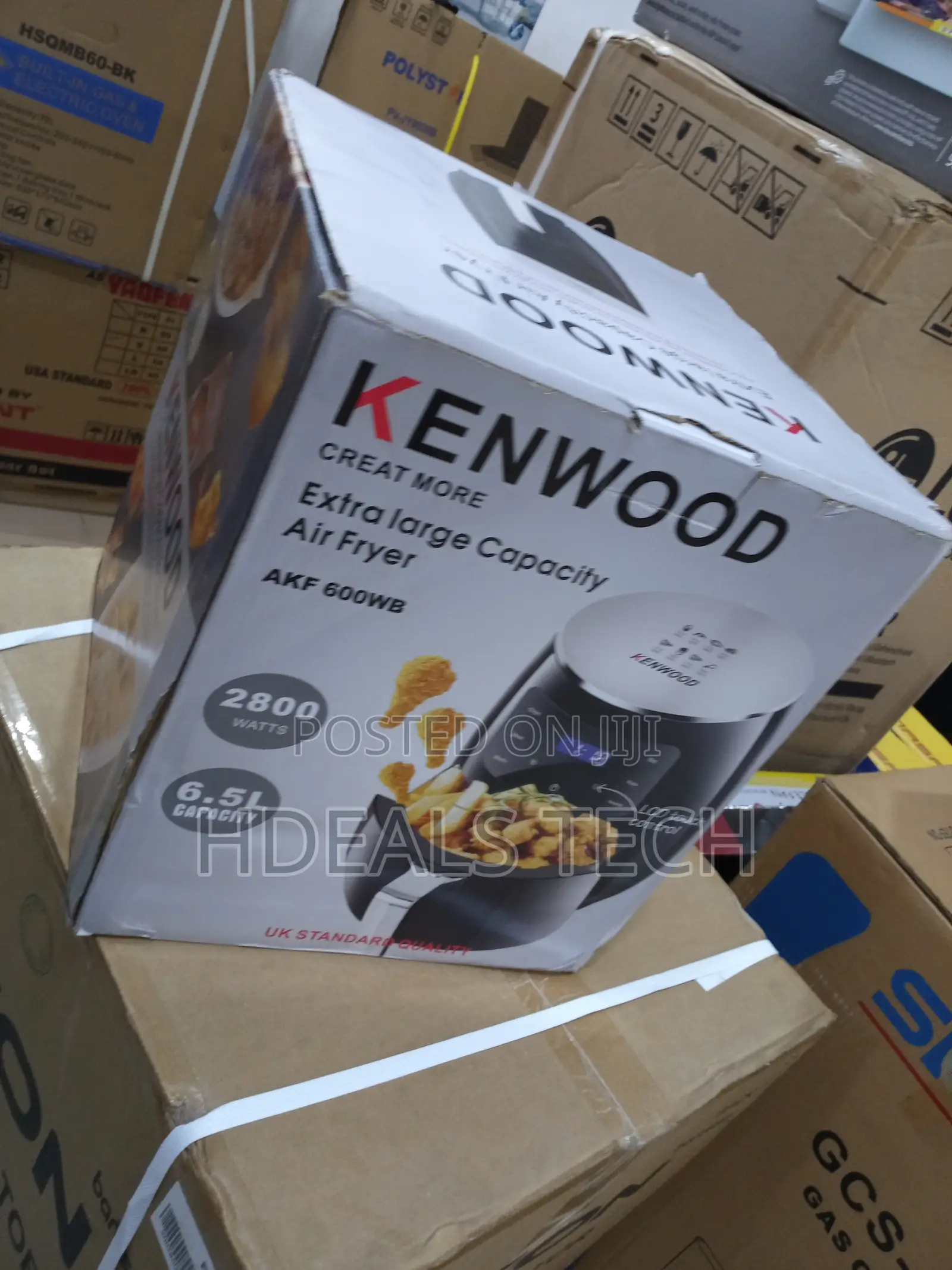 Kenwood Large Air Fryer – 6.5l Capacity for Family Dinners