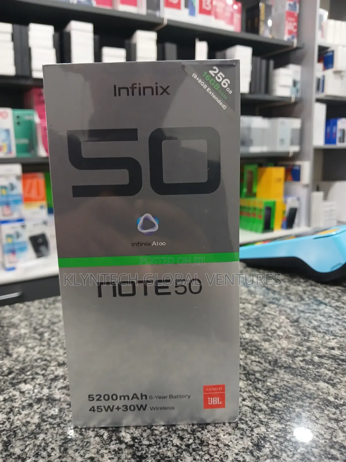 New Infinix Note 50 4G 256 GB Black