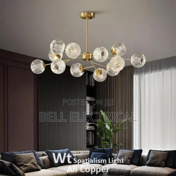 Copper Chandelier for Living Room