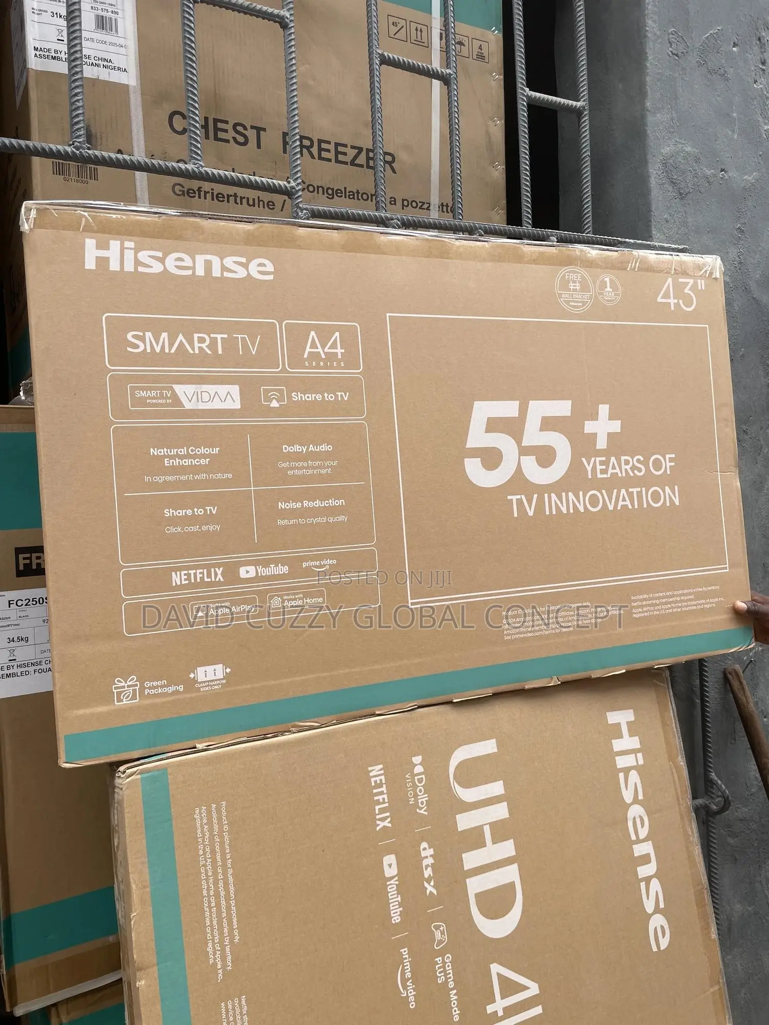 Hisense 43 Inches Smart Frameless Tv