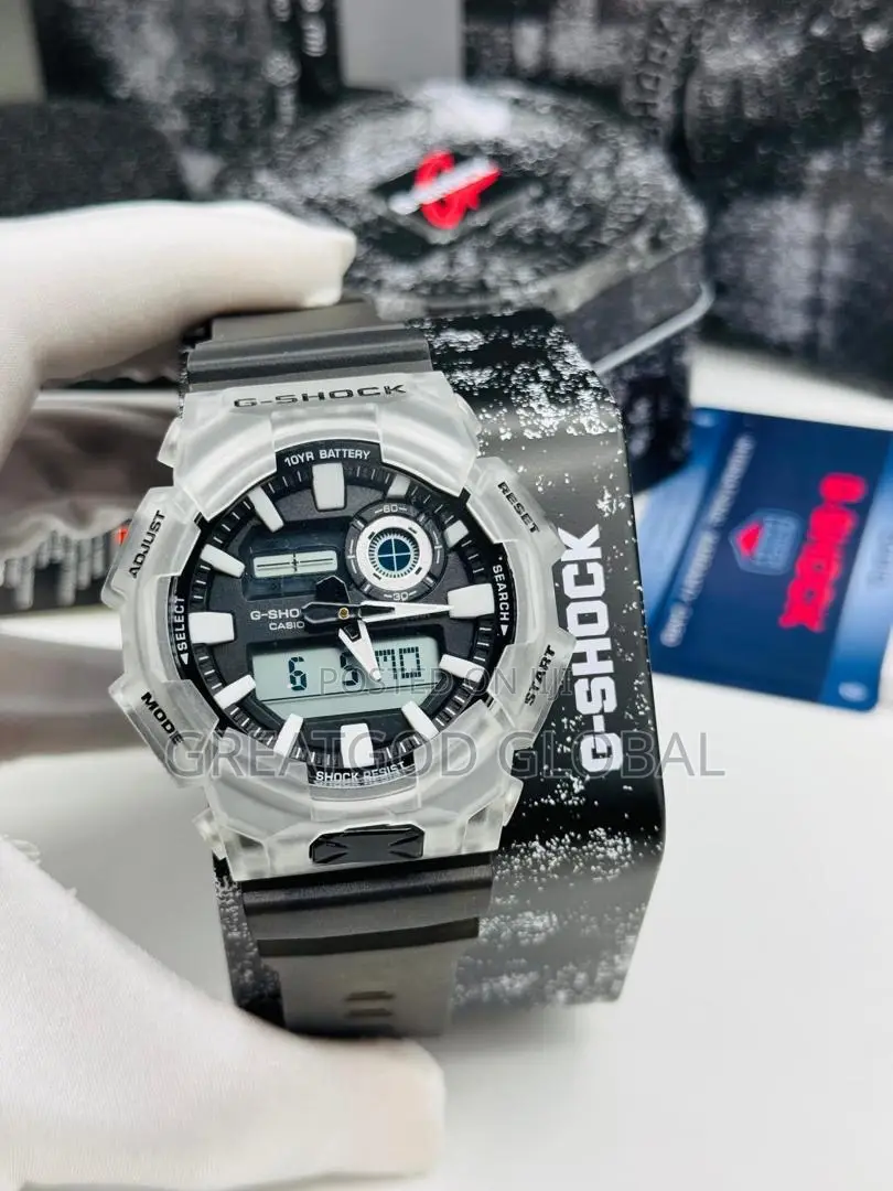 G Shock Rubber Wristwatch  With Complete Package