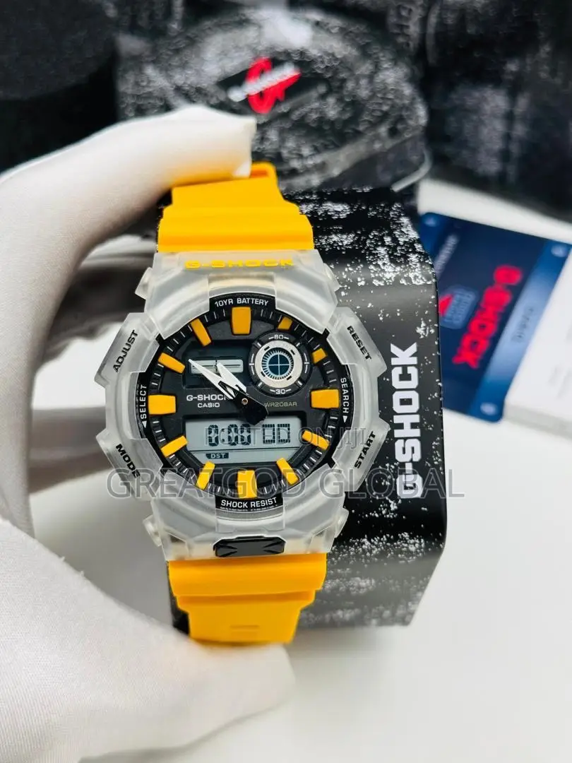 G Shock Rubber Wristwatch  With Complete Package