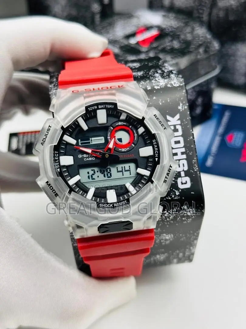 G Shock Rubber Wristwatch  With Complete Package