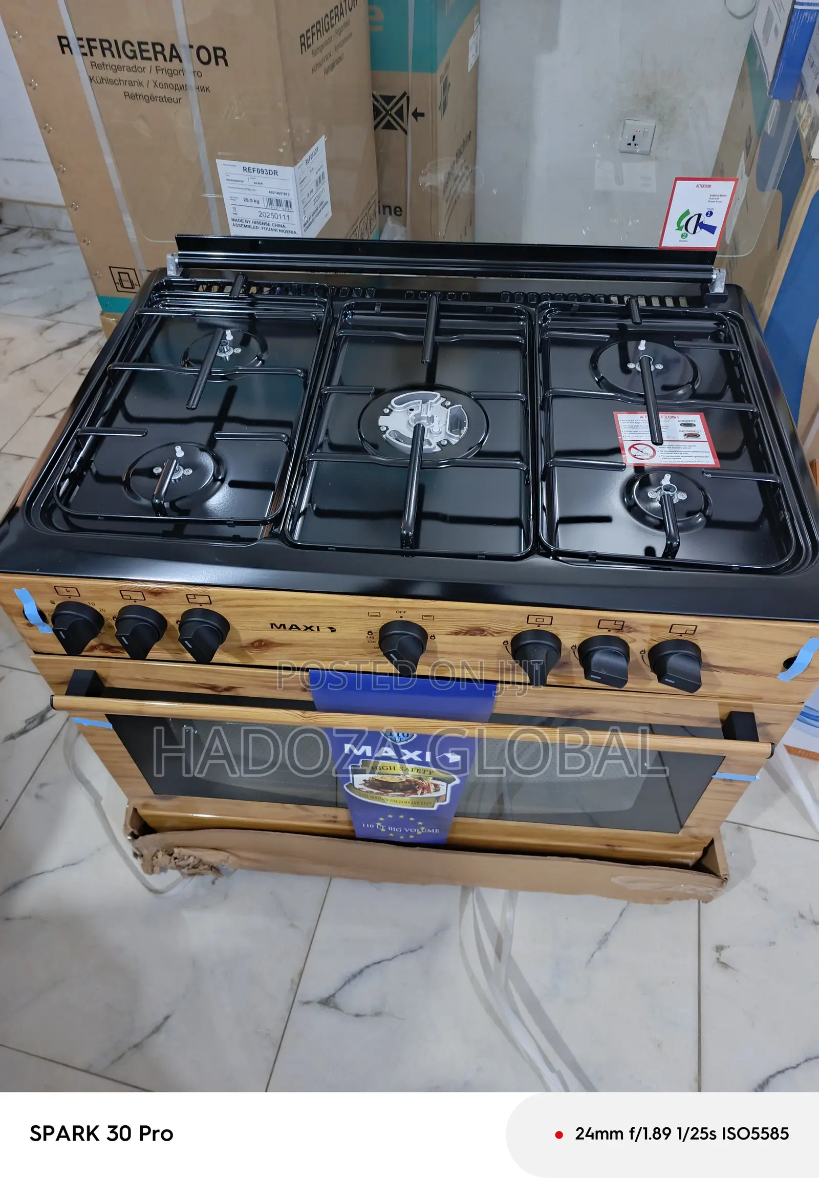 Brand New Maxi Gas Oven And Cooker Combo